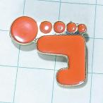  бесплатная доставка ) пара следы ходьба значок PINS булавка zA13961