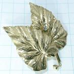  бесплатная доставка ) Vintage * лист .. узор . имеется * античный брошь A14603