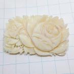  бесплатная доставка ) Vintage * слоновая кость style . цветок узор * античный брошь A32628