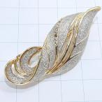  бесплатная доставка ) Vintage * Gold серебряный перо брошь * античный брошь A33037