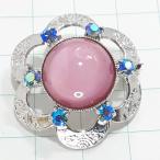  бесплатная доставка ) Vintage * розовый мяч цветок дизайн * античный брошь A33043