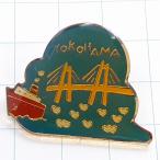  бесплатная доставка ) Yokohama . судно путешествие туристический память значок булавка zA33282