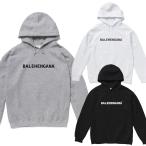 BALEHENGANA バレヘンガナ 裏起毛 パーカー 長袖 白 黒 ギャグ ネタ ウケ狙い パロディ おもしろ 面白い プリント ストリート ゆったり 大きめサイズ フーディ