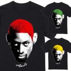 ロッドマン BIG FACE Tシャツ 半袖 黒 バスケ シカゴ