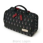 ショッピング大きめ アルティザン＆アーティスト 大きめサイズのスロープシェイプ・ポーチ 8WP-LI120 ヴァリアント・ルージュ #ブラック [139585]