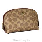 コーチ COACH コスメティックケース17 シグネチャーキャンバス #ブラス/タン ラスト [345508]