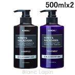 kndaruKUNDAL nature шампунь &amp; протеин уход BlackBerry Bay 500mlx2 набор / комплект [089461]