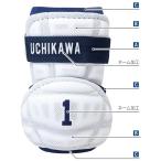 カスタム エルボーガード (BPE230と同性能) ワッペン+ベルト刺繍 アシックス  受注生産