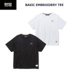SY32 Tシャツ メンズ ベーシック エンブロイダリー ティー 14157J-W BASIC EMBROIDERY TEE