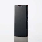 ELECOM Galaxy A22 5G SC-56B ソフトレザーケース 薄型 磁石付 ブラック 薄さ軽さを損ねない薄型超軽量なウルトラスリムタイプ PM-G217PLFUBK