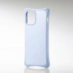 ELECOM iPhone 12/12 Pro ハイブリッド ケース finch ふんわりホールド ブルー 2種素材特殊成形 四隅エアクッション配置 ワイヤレス充電対応 PM-A20BHVHH2BU