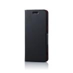 エレコム Galaxy S8 Plus ケース 手帳型レザーケースカバースリム設計 マグネットフラップ ブラック PM-GS8PPLFUMBK