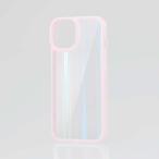 ショッピングiPhone ELECOM iPhone 14 iPhone 13 ハイブリッドケース オーロラピンク オーロラのような輝きが美しい、ポリカーボネートとTPU、2つの素材を使用 PM-A22AHVCAPN