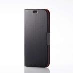 ELECOM iPhone 12 Pro Max レザーケース UltraSlim 磁石付き 手帳型 ブラック 薄型・超軽量なウルトラスリムタイプ PM-A20CPLFUBK