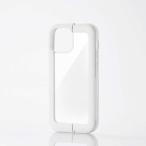 ショッピングiphone13 mini ケース ELECOM iPhone 13 mini ハイブリッドケース スタンド機能付 ホワイト 背面コンパクトに折り畳めるスタンドが付いた動画視聴快適な PM-A21AHVSTWH
