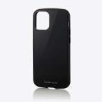 ELECOM iPhone 12 mini ハイブリッド ケース TOUGH SLIM LITE MAGKEEP 磁力装着タイプのワイヤレス充電器に対応し全周に配置された衝撃を吸収 PM-A20ATSLMBK