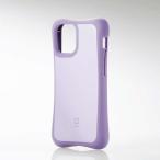 ELECOM iPhone 12 mini ハイブリッド ケース finch ぴったりホールド パープル 四隅のカドが手にフィットして持ちやすく包み込む密着感 PM-A20AHVHH3PU