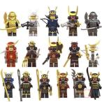 レゴ ミニフィグ サムライ 侍 戦国武将 日本武士 互換 LEGO ミニフィギュア ブロック おもちゃ キッズ 子ども