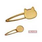 волосы металлические принадлежности подставка имеется волосы зажим resin mi-ru тарелка настройка фундамент кошка кошка .. Gold UV resin волосы аксессуары аксессуары для волос ручная работа craft 