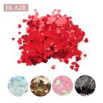封入パーツ ネイルパーツ ホログラム ハート 約1g 2サイズ入り 全5色 BLAZE 商用利用可 封入素材 ラメ メタリック ハンドメイド クラフト