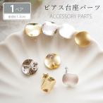 ピアス パーツ サークル カン付き 2個セット (1ペア) BLAZE ハンドメイド 手芸 アクセサリーパーツ 商用利用可能 シンプル ピアス金具 アクセサリー金具