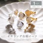 イヤリング パーツ サークル カン付き 2個セット (1ペア) BLAZE ハンドメイド 手芸 アクセサリーパーツ 商用利用可能 シンプル イヤリング金具