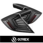 +BS Alpha Rex ホンダ シビック ハッチバック FK7 FK8 2016~21年 LED テール ライト リア ランプ アルファブラック NOVA 税込み!送料込み!アルファレックス