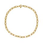  ножной браслет (L) цепь нержавеющая сталь металл аллергия Gold ювелирные изделия аксессуары простой мужской женский унисекс подарок подарок 