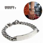 VIVIFY ビビファイ ブレスレット キヘイチェーン シルバー Back Hallmarks ID Bracelet/ Mirror Finish