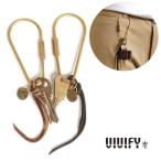 VIVIFY Bb fa кальмар labina ремешок Brass Karabinar w/Cion &amp; Leather strap