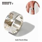 VIVIFY ビビファイ リング シルバー Gold Patch Ring