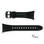 4001 Casio оригинальный частота W-96H специальный ремень уретан resin band черный Band + установка винт есть Screw [10076822_22-10088116/4] [ кошка pohs рассылка ] [ оригинальная деталь ]