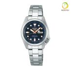 セイコー 5スポーツ SRRA007 レディース 腕時計 自動巻き メカニカル ネイビー文字盤 日本製 SEIKO 5 Sports 正規品 39,0
