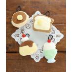 ポーチ 小物入れ レディース クリームソーダ パンケーキ 型 モチーフ おしゃれ かわいい ギフト プレゼント もちもち喫茶カラビナ付きミニポーチ