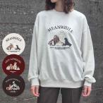 ショッピングアニマル セール トレーナー レディース 長袖 スウェット ゆったり オーバーサイズ おしゃれ ねこ 猫 ハシビロコウ 動物 柄 グッズ プレゼント アニマル刺繍スウェット