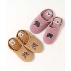 スリッパ ルームシューズ 室内履き レディース ねこ 猫 茶トラ 黒猫 グッズ 洗える おしゃれ かわいい リアル ギフト プレゼント ネコ刺繍ルームシューズ