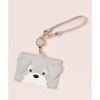 パスケース 定期入れ リール 窓付き カード入れ レディース シュナウザー 犬 グッズ おしゃれ かわいい 通勤 通学 プレゼント シュナウザーパスケース