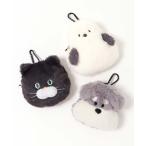 パスケース ぬいぐるみ 定期入れ レディース カラビナ シュナウザー シマエナガ ねこ 猫 グッズ かわいい 子供 プレゼント スワンネルリール付きパスケース