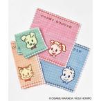 ショッピングタオル オサムグッズ キャラクター ジャック ジル キャット ドッグ ハンカチ レディース おしゃれ 抗菌 防臭 プレゼント OSAMU GOODSアップリケ刺繍ミニタオル