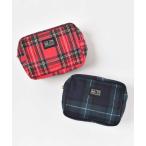  сумка бардачок женский косметичка авторучка сумка независимый вставка есть большая вместимость модный проверка подарок подарок ворсистый в клетку квадратное сумка 