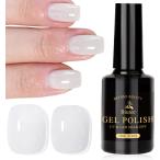  гель маникюрный лак гель . белый цвет 15ml Mill ключ белый Biuteesia- цвет природа . departure цвет собственный ногти UV/LED лечение нейл-арт для 1019