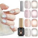 Biutee магнит ногти гель маникюрный лак гель 4 штук кошка I кошка. глаз эффект 8ML магнит имеется кошка глаз мельчайший частица ламе бриллиант гель магнит имеется ... блеск 