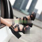 ブーツサンダル サマーブーツ　オシャレサンダル オープントゥ/美脚/大きいサイズ/サンダル/ピンヒール/ハイヒール/ハイヒールパンプス/