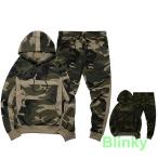  мужской тренировочный верх и низ в комплекте джерси верх и низ камуфляж Parker + брюки-джоггеры выставить осень одежда осень предмет 