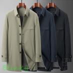 アウター ステンカラーコート メン�