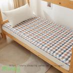 ショッピング冷却マット 敷パッド マットレス 柔らかい オールシーズン 快適 敷きパッド さらさらパッド 速乾タイプ さらさら 冷却マット 夏用 エアコン対策 綿100% 丸洗い