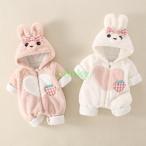 ベビー服 ウサギ うさぎ 赤ちゃん ロンパース 年賀状 新生児 カバーオール スリープウェア ジャンプスーツ パジャマ 着ぐるみ うさぎ年 子供服 ベビーウェア