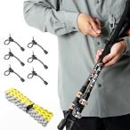 ダブルストレッチコード  6個セット トレッキングポールホルダー スカーフ 手ぬぐい 冷感タオル の固定 登山 KAN001618