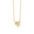 ネックレス レディース シトリン K10 イエローゴールド 10k 10金 ハート BLOOM ブルーム