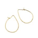 ピアス フープ レディース K14 ゴールドフィルド シンプル 大ぶり 14k 30代 40代 BLOOM ブルーム ポイント消化